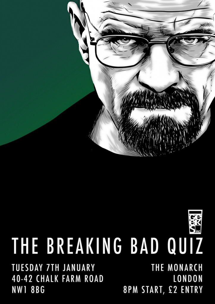Breaking Bad pub quiz poster